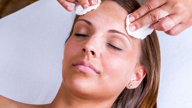 Chemical Peel Treatment on Face