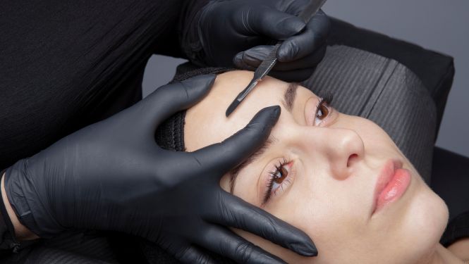 Dermaplaning Patient